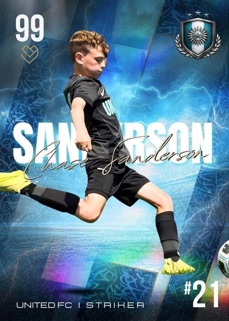 Template 1 — soccer card, front